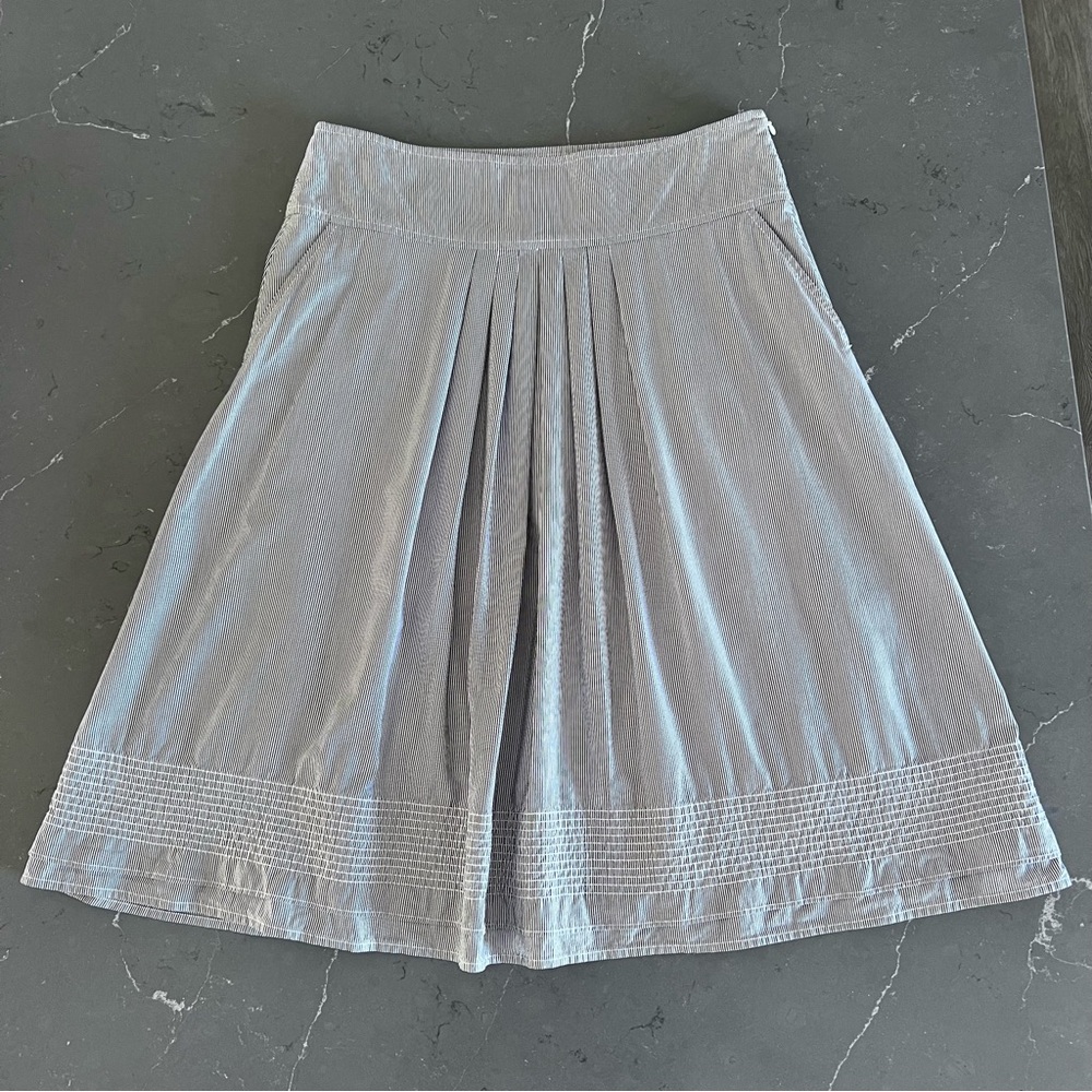 Banana Republic Pinstripe A-line Skirt